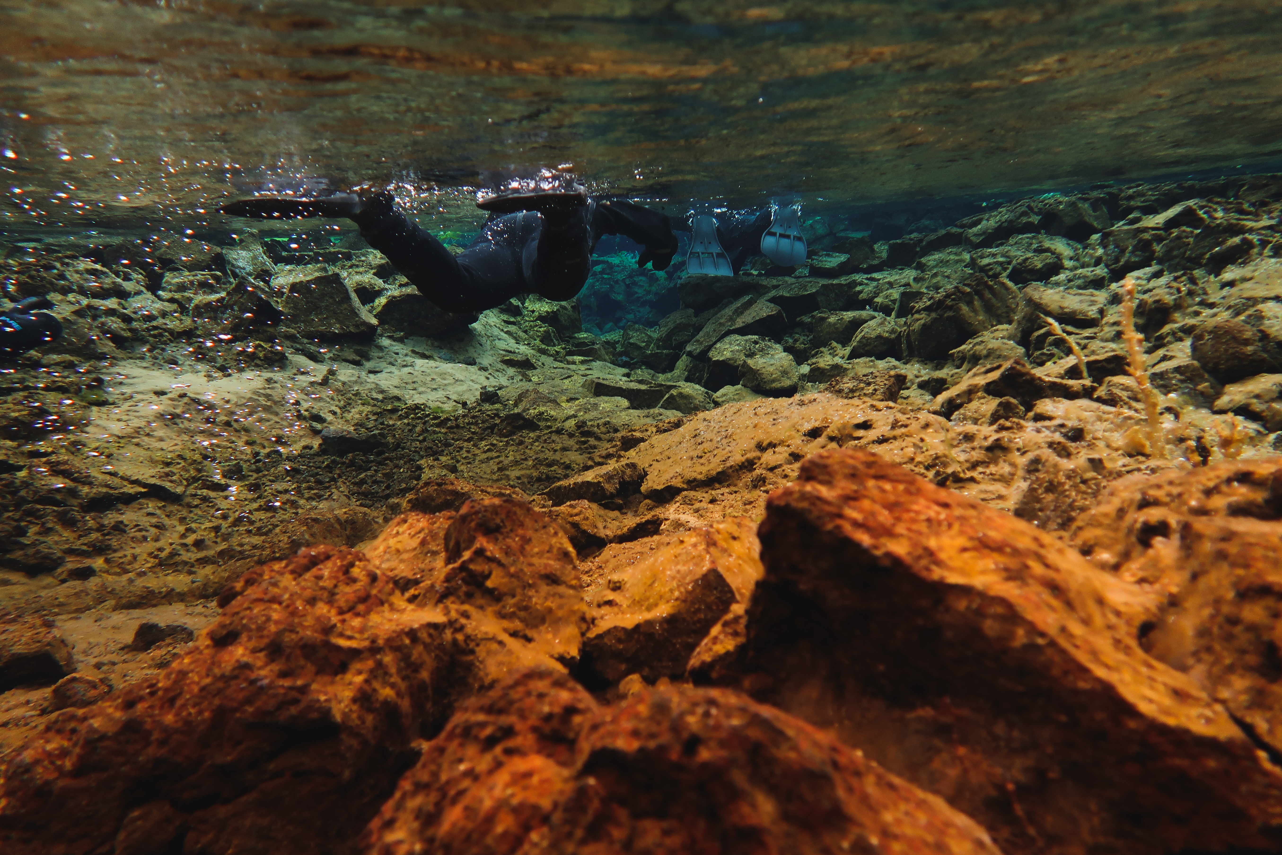 Islande | Faire du snorkeling dans une faille entre deux continent à Silfra