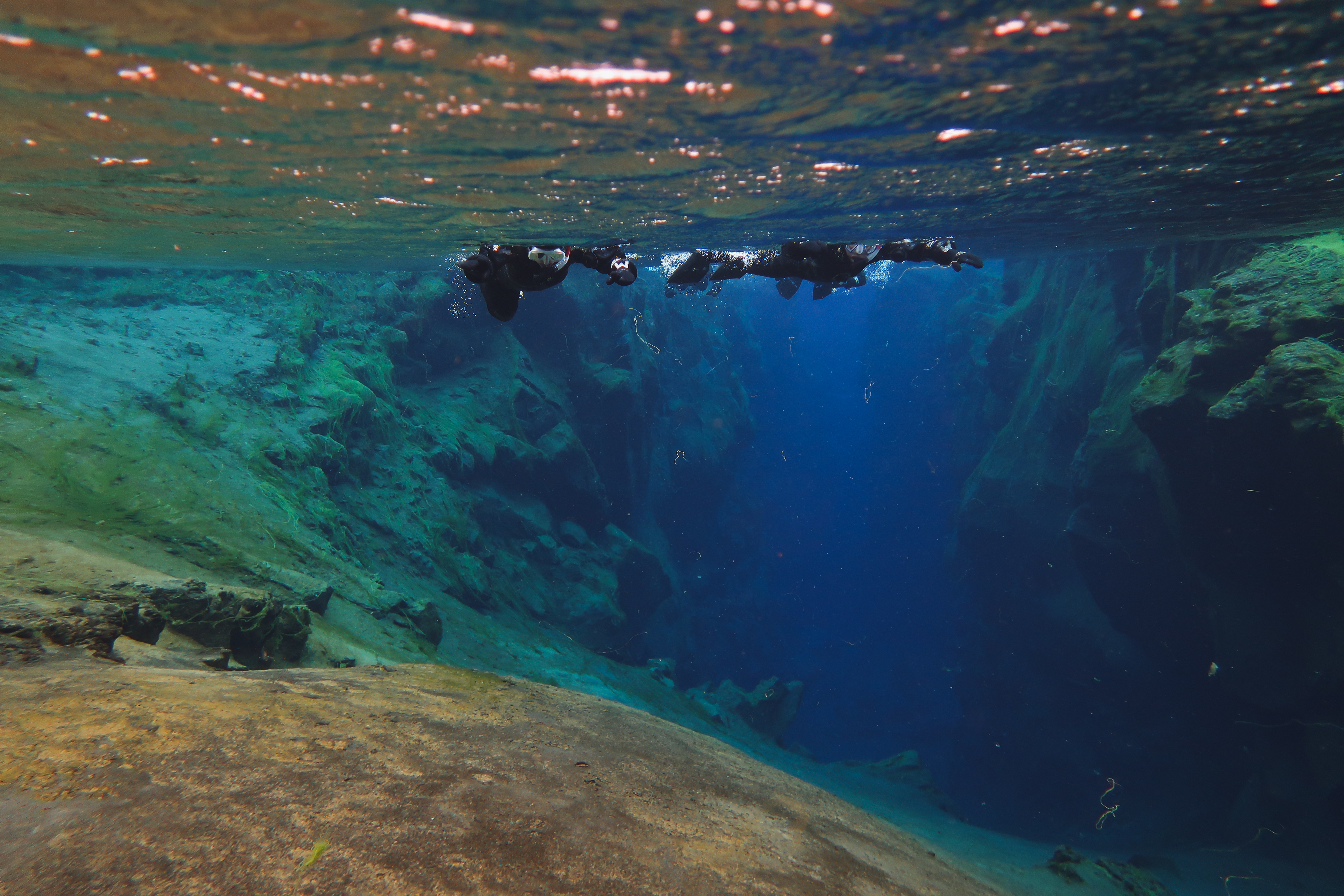 Islande | Faire du snorkeling dans une faille entre deux continent à Silfra