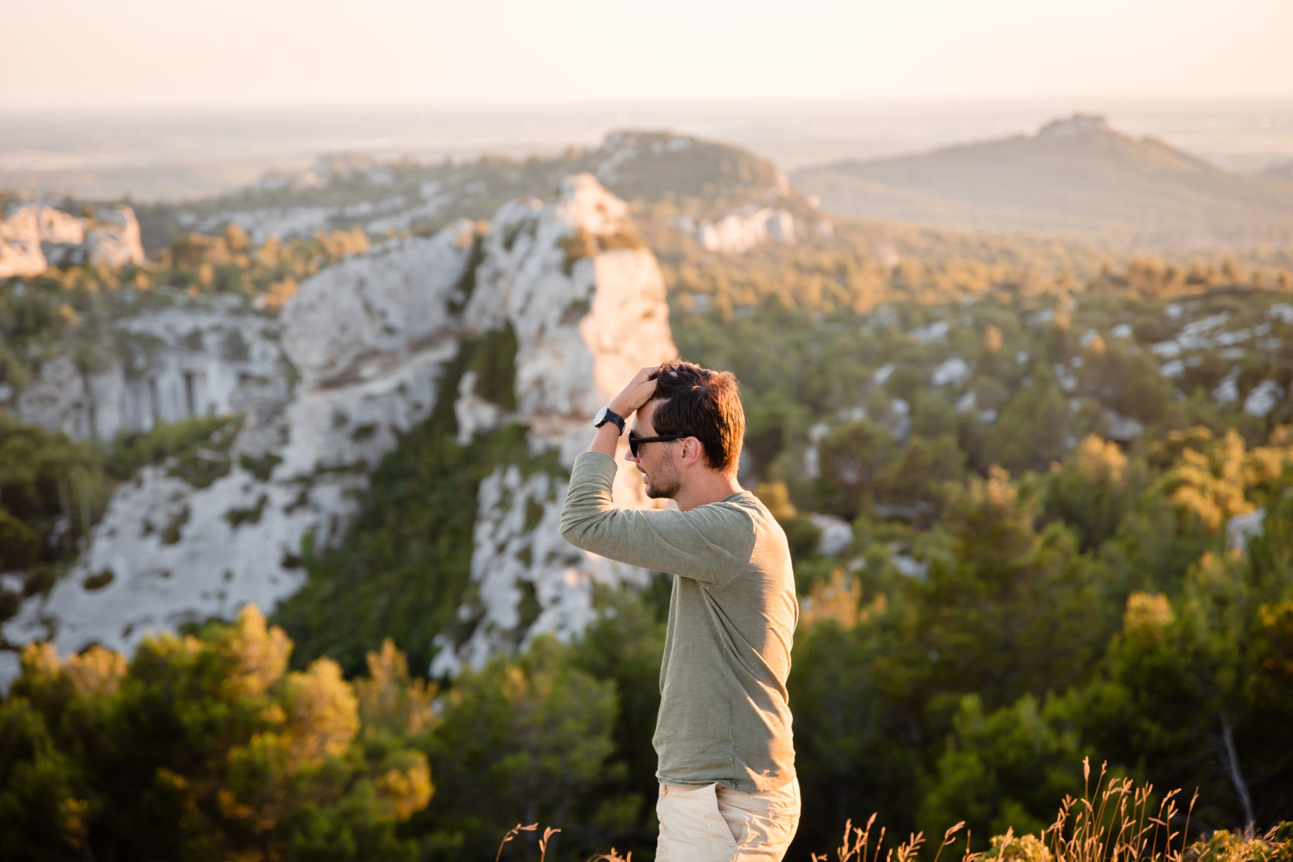 Coucher de soleil - Baux de Provence