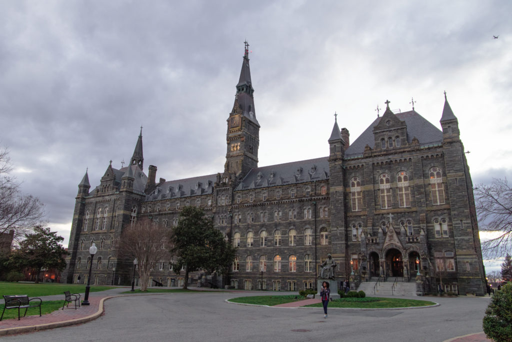 La prestigieuse université de Georgetown à Washington DC