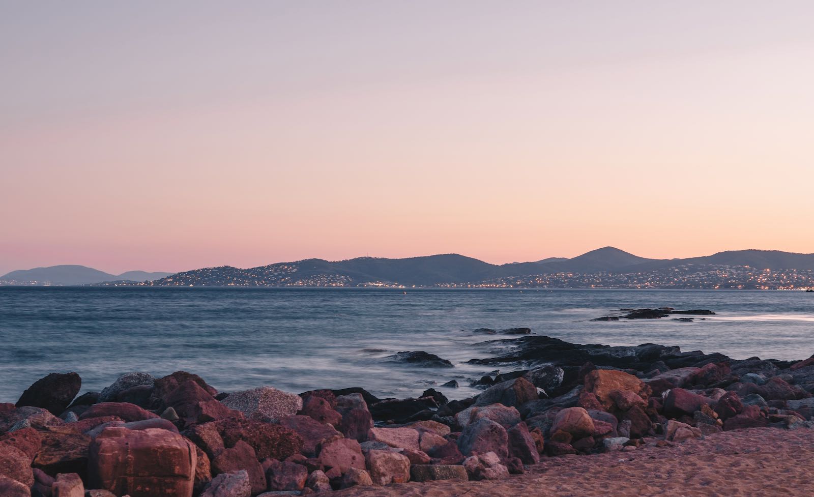 Coucher de soleil à Saint-Raphaël