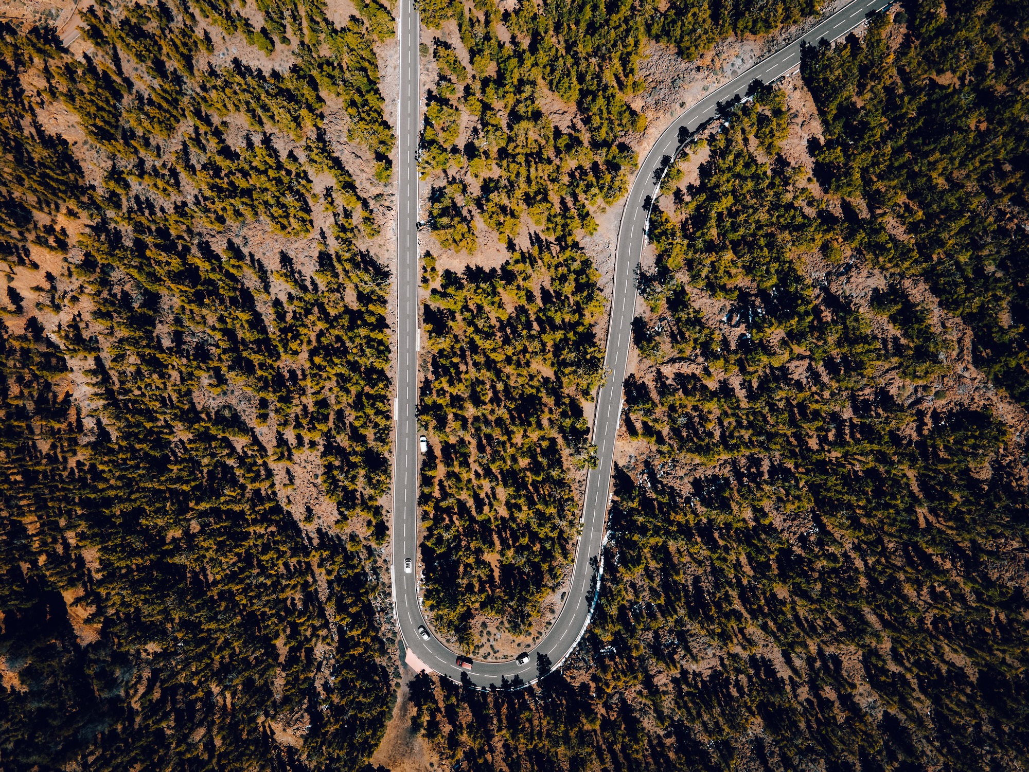 Les routes à Tenerife