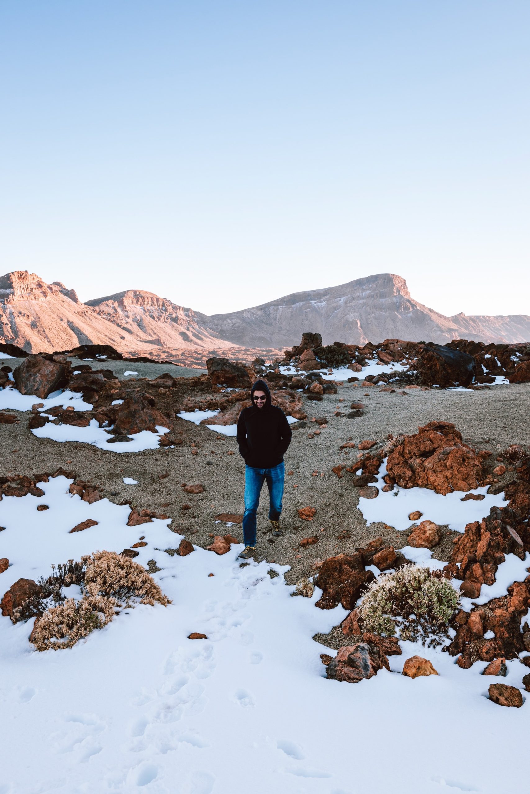 Paysage Tenerife neige