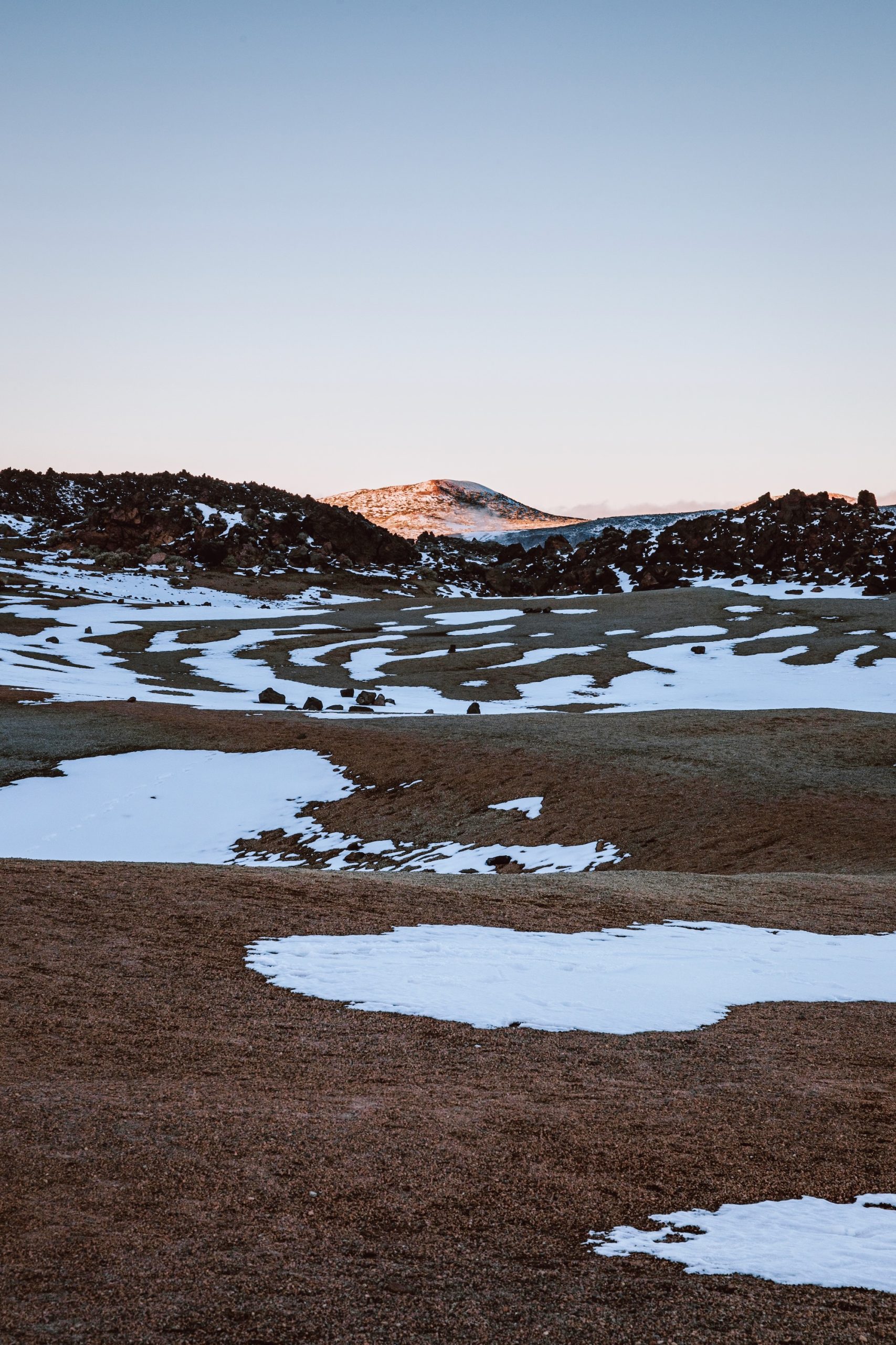 Paysage Tenerife neige