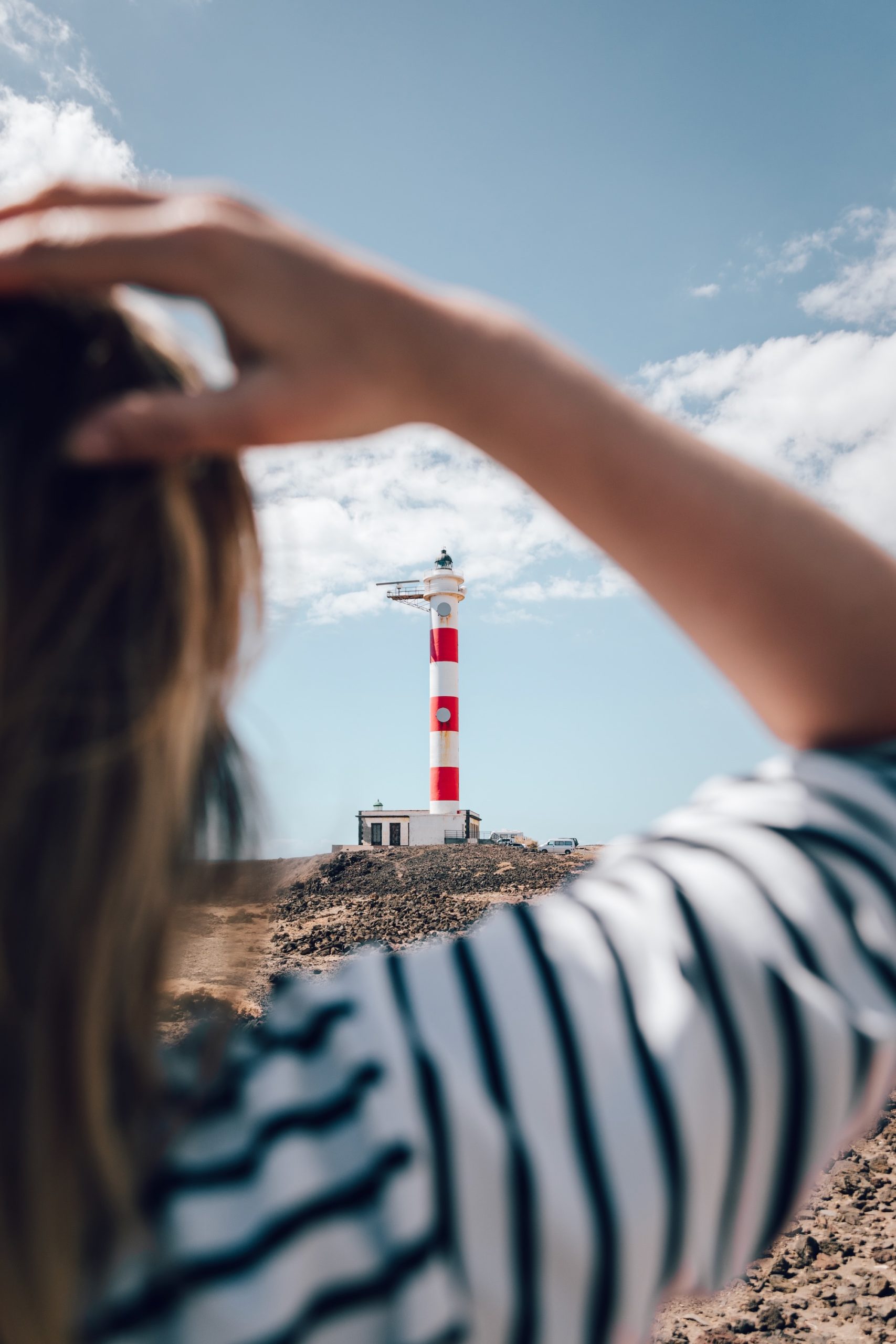 Phare de Punta Abona dans le sud de Tenerife
